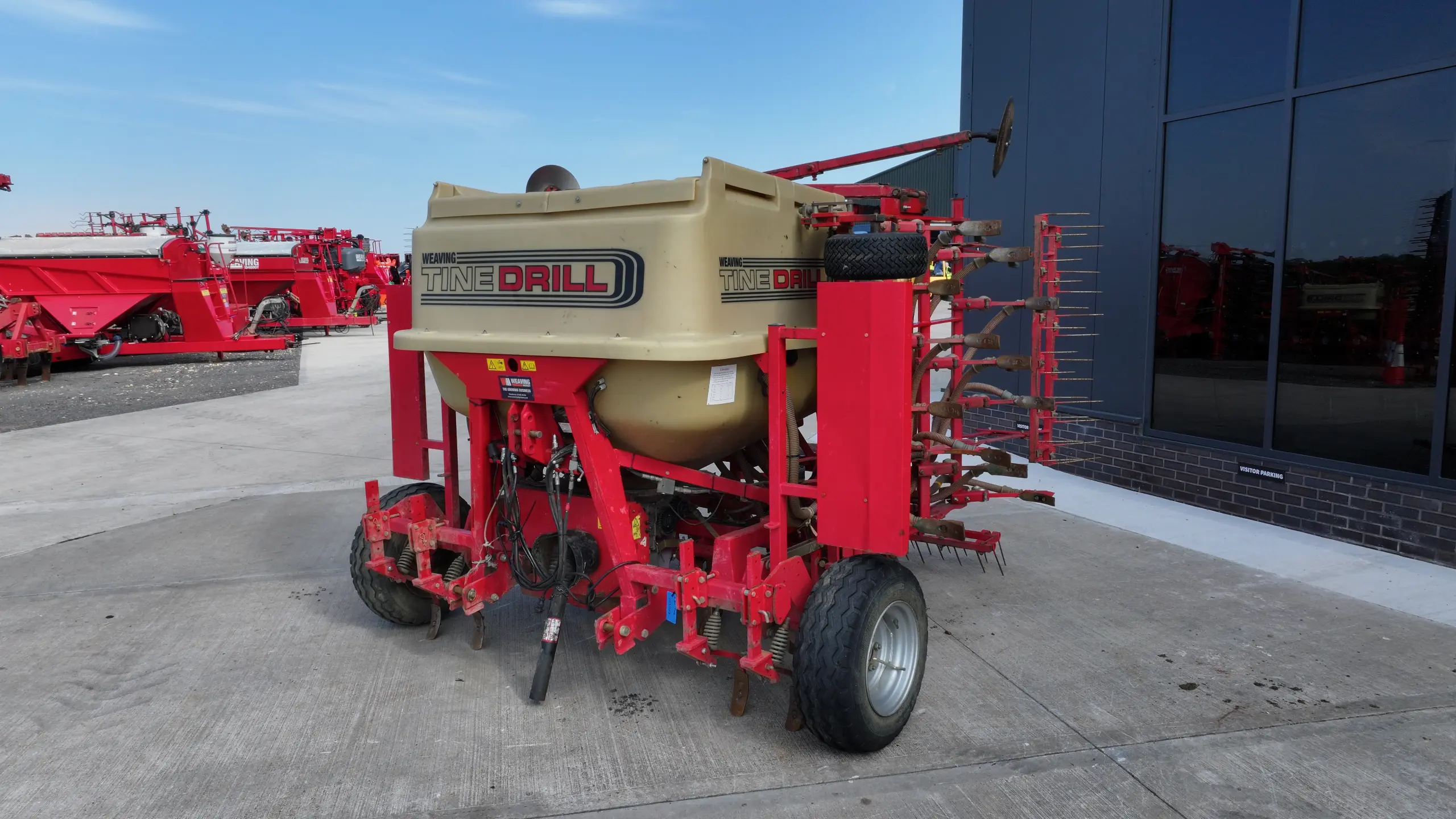 USED AGUIRRE TINE DRILL 4.8M